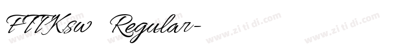 FTT Ksw飛龍 Regular字体转换 FTT Ksw飛龍 Regular字体转换